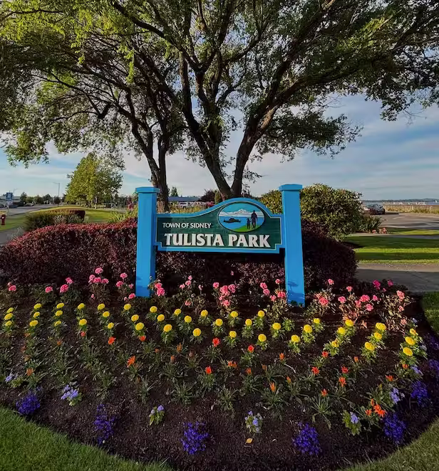 Tulista Park in Sidney, BC, the seaside inspiration behind the clinic